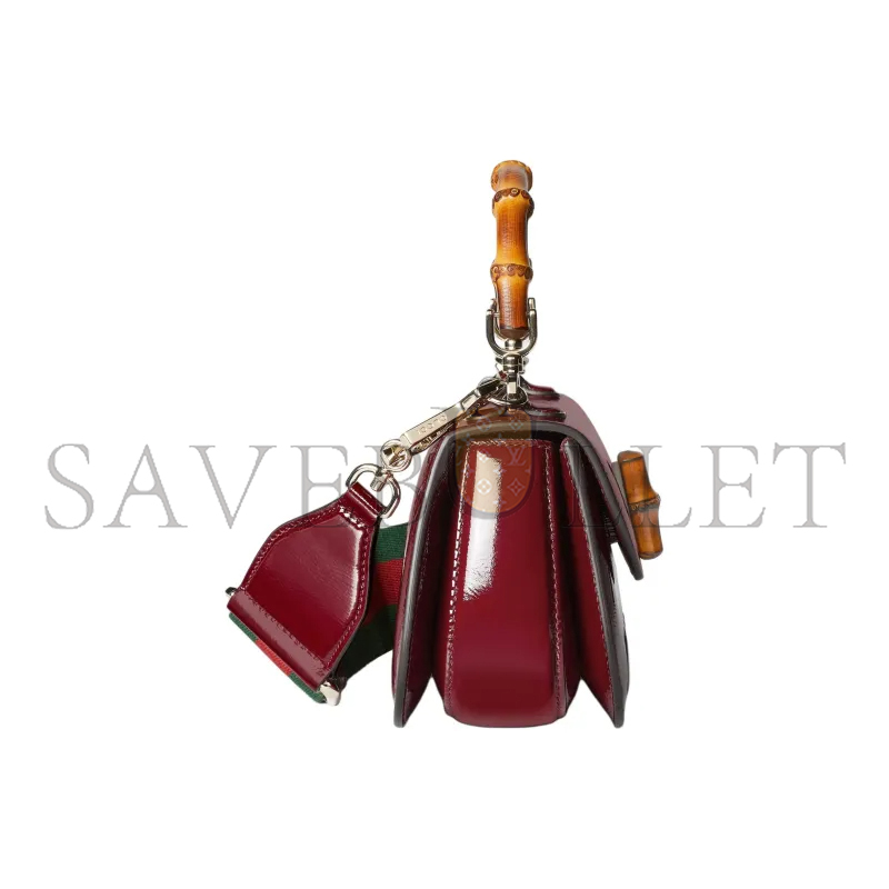 G*u*i bamboo 1947 mini python bag 786482 (17*12*7.5cm)